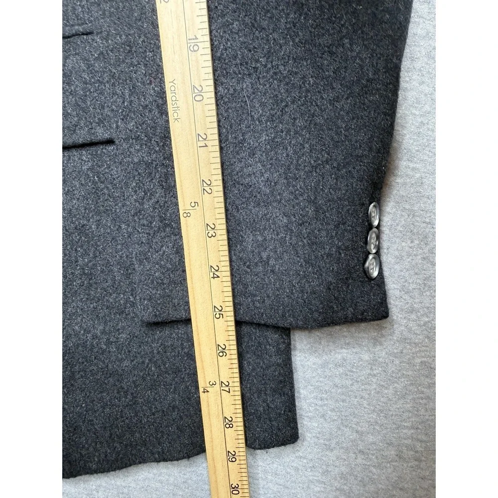 DiBenedetto Wool Cashmere Blend Sport Coat‎ Men 44R Gray  Blazer